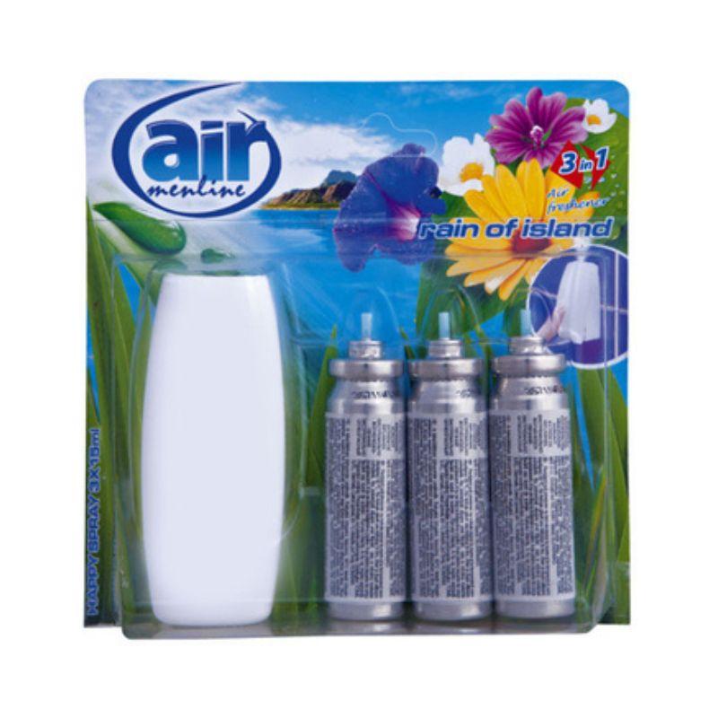 Air menline osveživač za wc rain 3x15ml