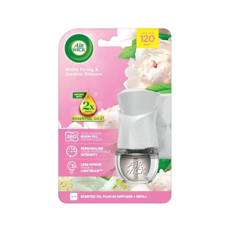 Air wick elektrik aparat + dopuna beli božur i jasmin 19ml