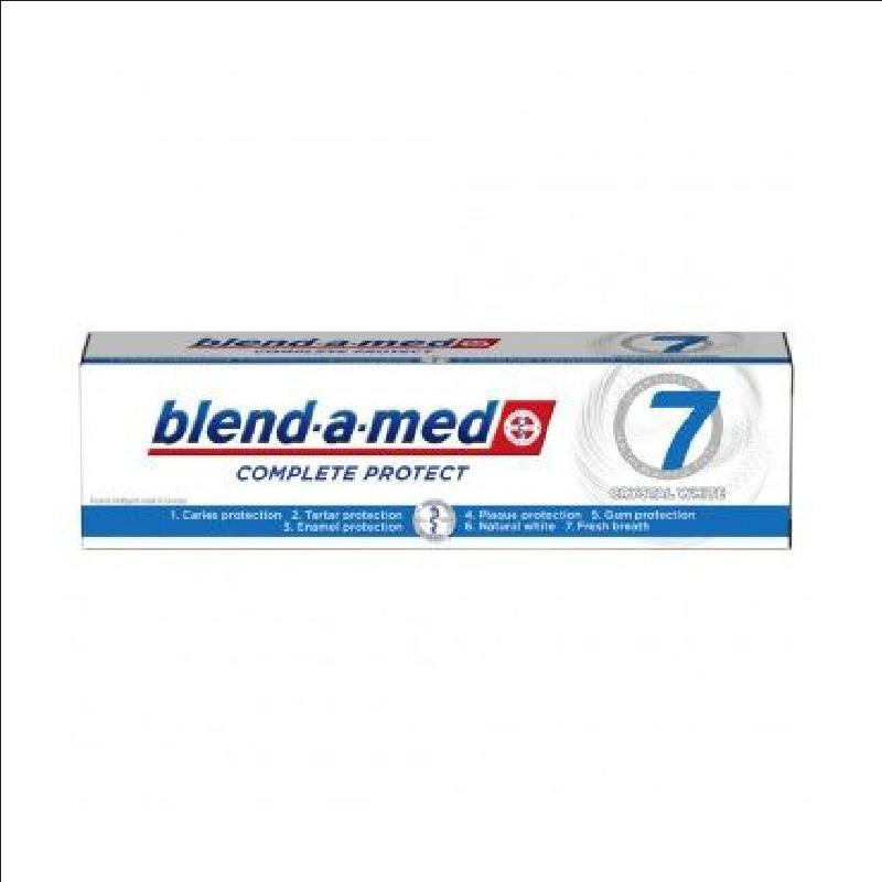Blend-a-med pasta complete protect 7 crystal white 100ml