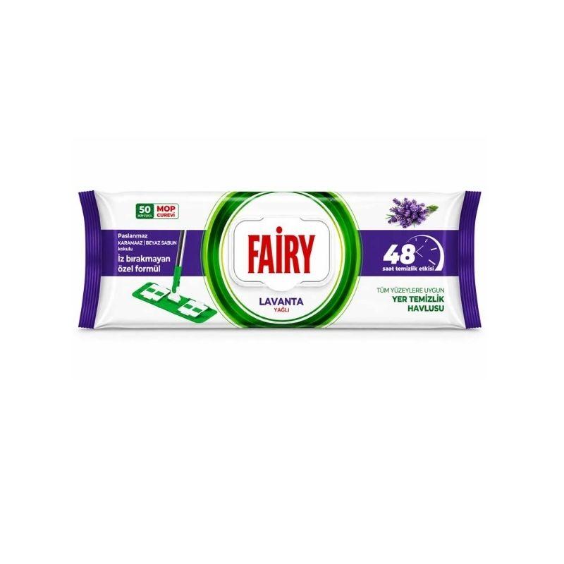 Fairy vlažne maramice za pod lavanda 50kom