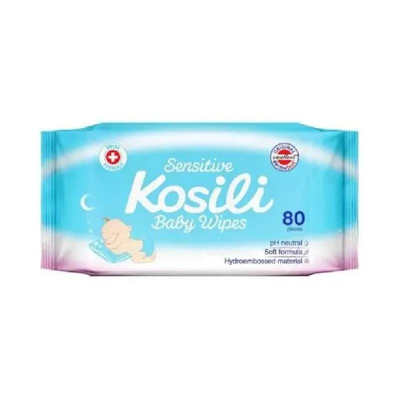 Kosili baby vlažne maramice plave 80kom