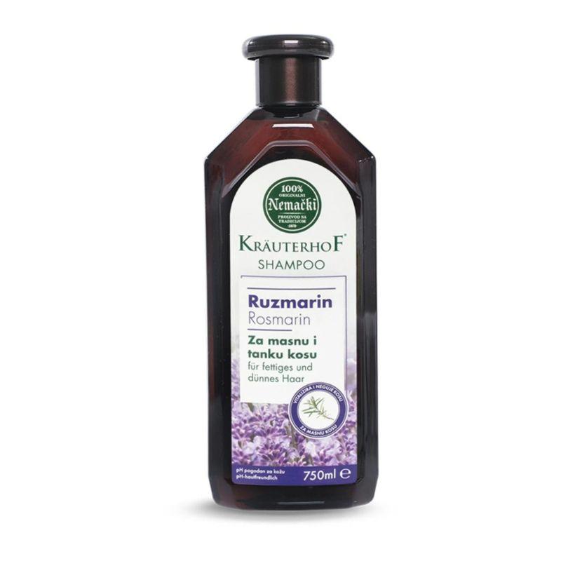 Krauterhof šampon ruzmarin za masnu kosu 750ml