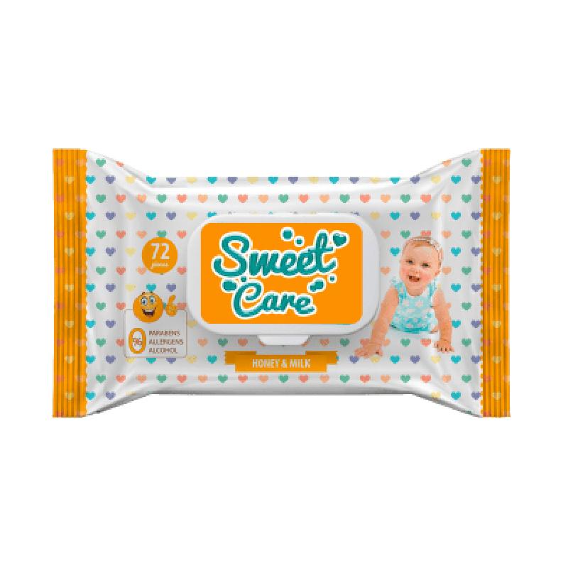 Sweet care vlažne maramice 72kom