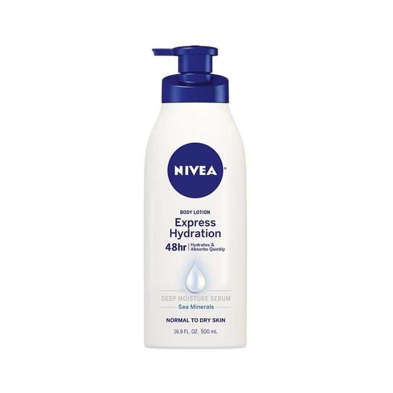 Nivea mleko express hydration pumpica 500ml