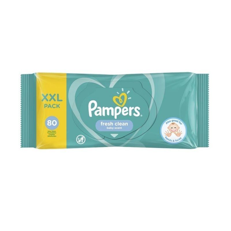 Pampers baby vlazne maramice 80 pcs fresh clean
