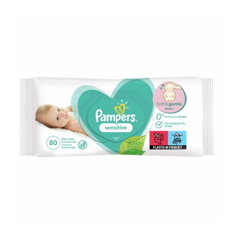 Pampern baby vlažne maramice 80kom