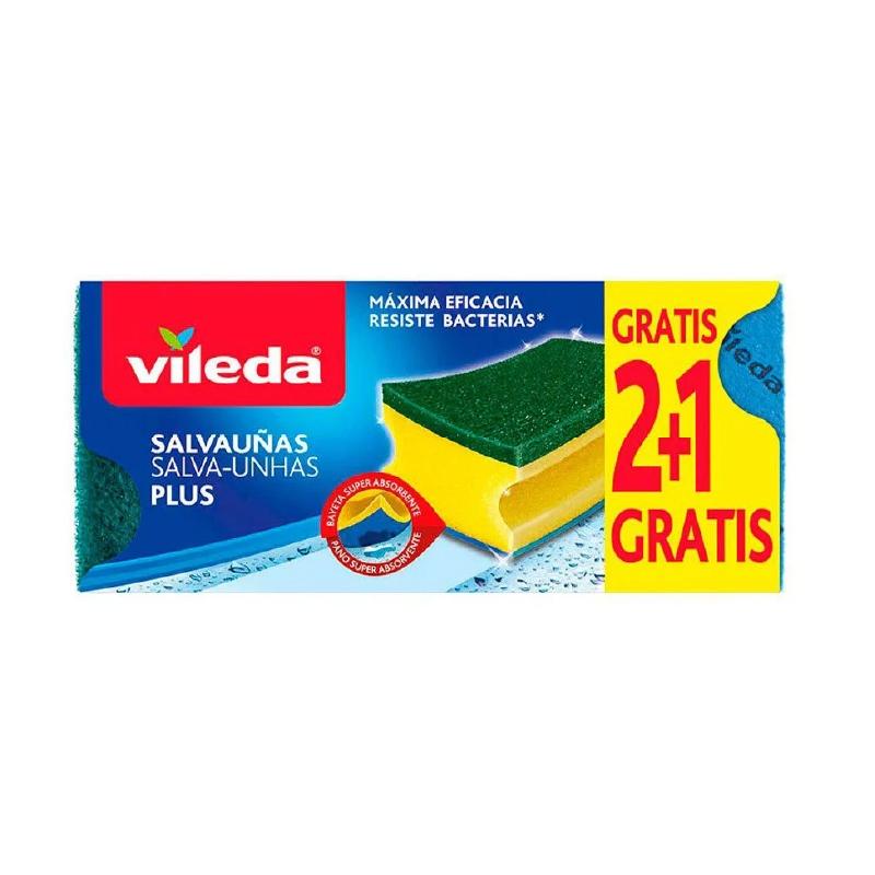 Vileda antibakterijski abrazivni sunđer 3kom
