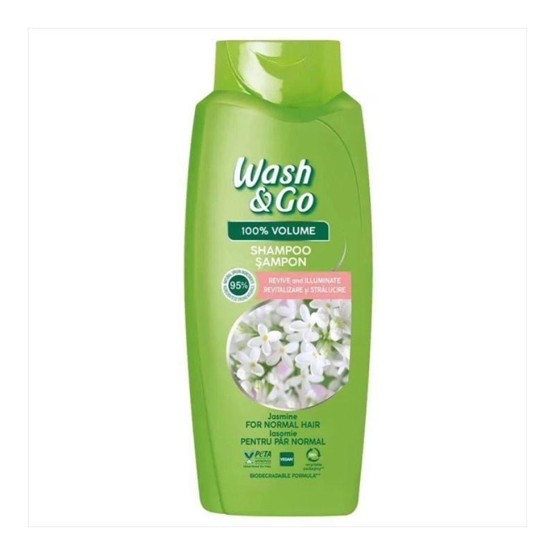 Wash & go šampon jasmin 675ml