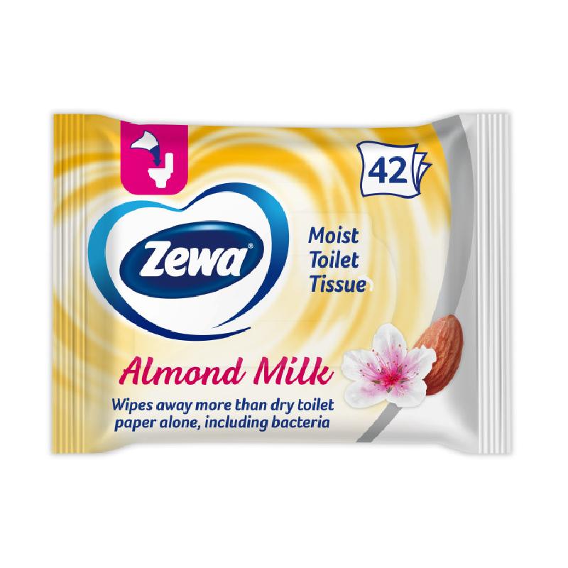 ZEWA MOIST ALMOND MILK  42kom